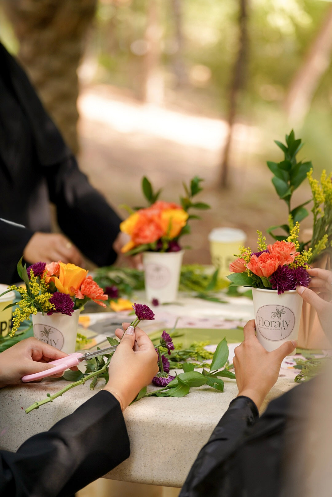 DIY group flower kit